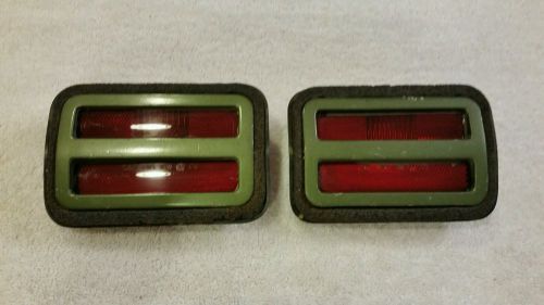 1971 dodge charger rear side marker lamps and bezels