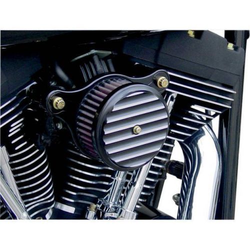 Joker machine high perf. air cleaner finned blk harley fxstb 2007-2009