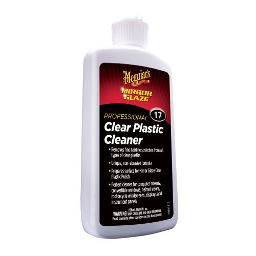 Meguiar&#039;s m17 mirror glaze clear plastic cleaner 8oz m1708