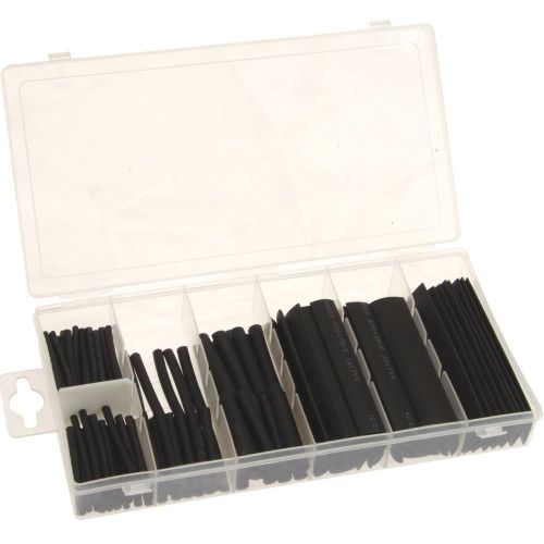 127 pc heat shrink wire wrap cable sleeve tubing sets assorted size electronics