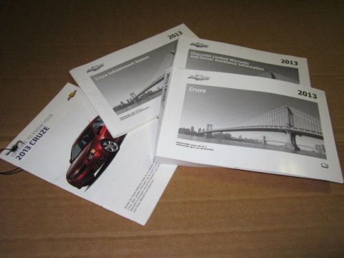 2013 chevy cruze owners manual with navigation (oem)     - j2950