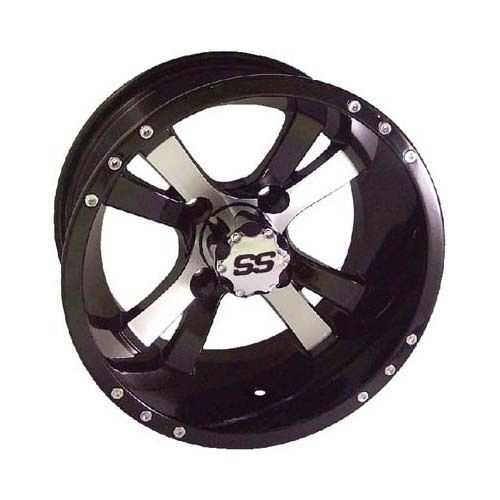 Gateway twister front/rear 12x6 golf car wheel - wc120602b