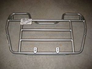 Nos oem kawasaki lakota 300 kef300 silver 40 front carrier rack: 53029-1148-5a