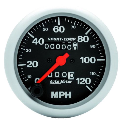 Autometer 3992 sport-comp in-dash mechanical speedometer 3 3/8&#034; 120 mph