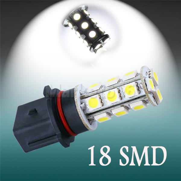 P13w 18 smd 5050 pure white camaro driving drl fog 18 led car light bulb lamp