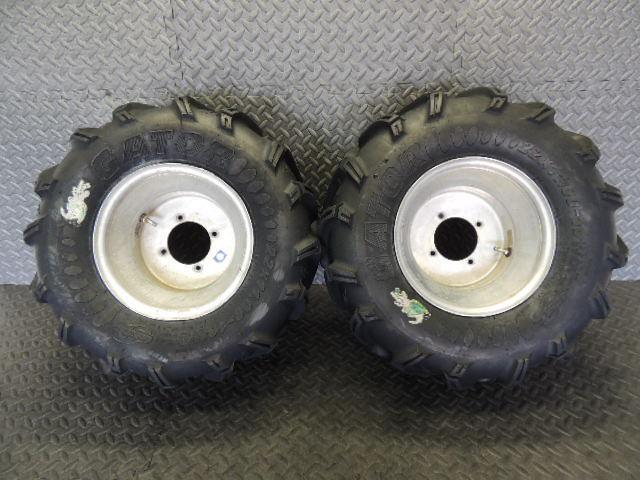 Yamaha timberwolf 250 rear douglas rims wheels 4/110 w/ gator tires 22-11-10 a