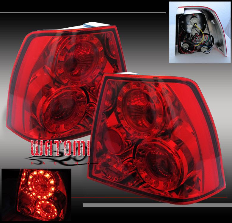 99-04 vw jetta sedan led altezza tail lights red 02 03