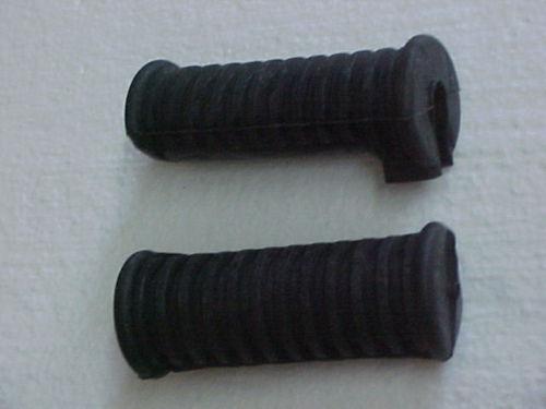 Yamaha 65 1965 yj1 yj1k 60 front footpeg foot peg set rubbers 122-27413-00-00