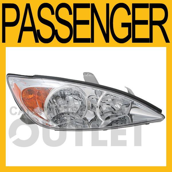 02-04 toyota camry le xle right head light lamp assembly replacement new r/h