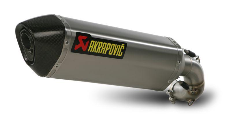 Akrapovic slip-on muffler hexagonal ss/ti/cf for honda cb1000r 2011-2012