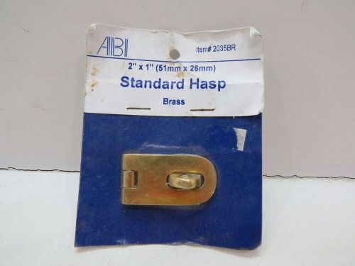 Abi brass 2 x 1 standard hasp latch hook boat sail (e2.5a432c)