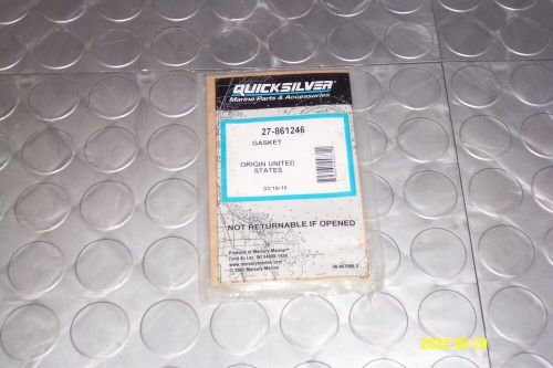 Mercury quicksilver carburetor base gasket 4.3l 5.0l 5.7l 6.2l oem pn  27-861246