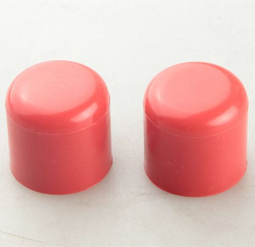 2pcs 1.1&#034; 28mm silicone blanking cap intake vacuum hose end block bung plug red