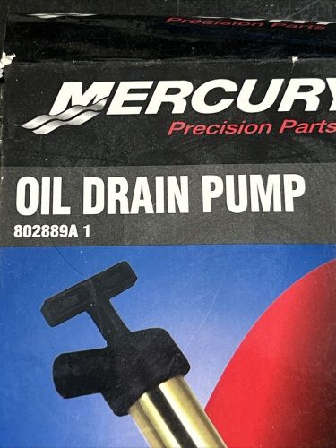 New in box oem mercury marine oil drain pump - part 802889a1