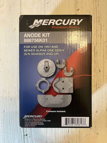 Mercury marine mercruiser 888756k01 anode kit alpha 1 gen 2 oem