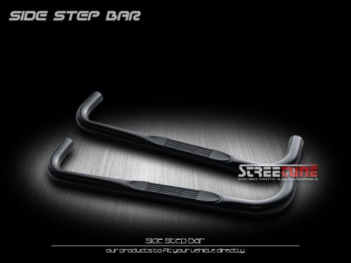 For 02/03-09 ram regular cab 3&#034; matte blk side step nerf bars rail running board