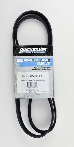 Quicksilver 828507q4 alternator belt for mercury optimax 2.5l v-6 outboards