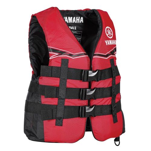 Yamaha value nylon 3-buckle pfd mar-21v3b-rd-md red md