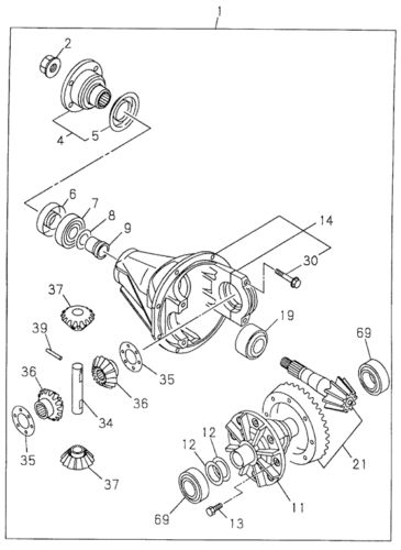 Genuine honda gear 8-97079-519-1