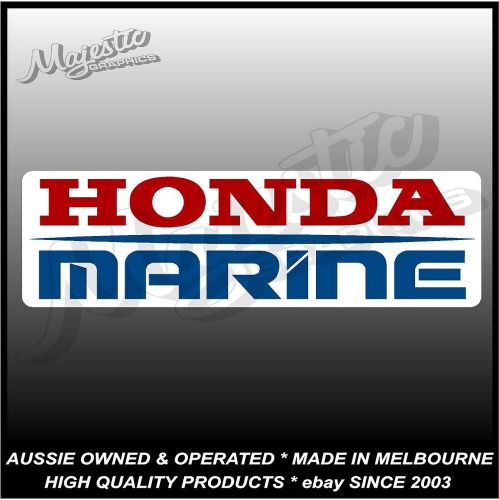 Honda marine - 210mm x 70mm  - boat decal / sticker