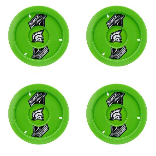 Dirt defender 15 x 8 gen ii solid wheel covers mud covers neon green 4 pack