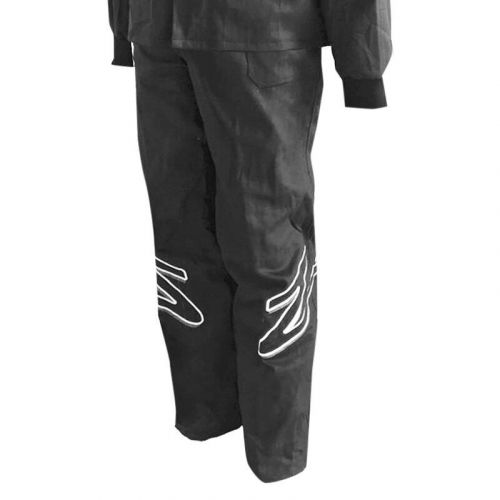 Zamp r01p003s - zr-10 series black cotton s single layer race pant