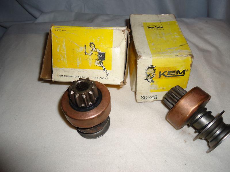 Starter drive # sd-348 by kem,usa, nos  diesel starter drives. 2-available.