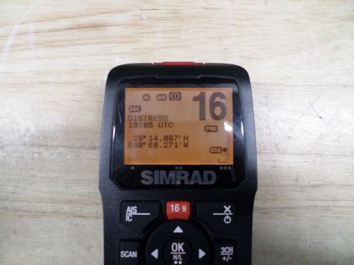 Simrad hs90 handset for rs90 and b&amp;g v90 vhf - with new cable