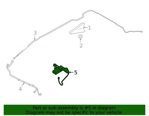 Genuine hyundai antenna assembly wireless 96240-ar000