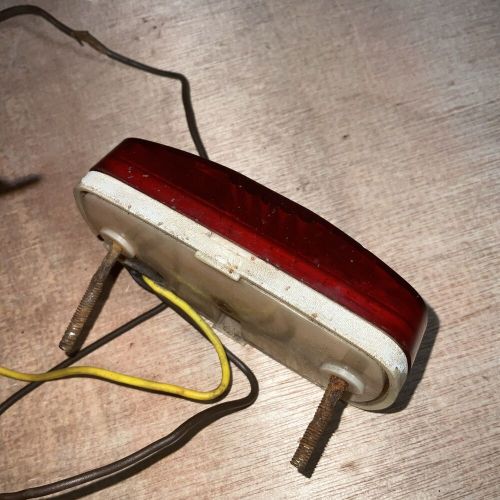 1967–69 vintage ski-doo olympique snowmobile 299 tail light