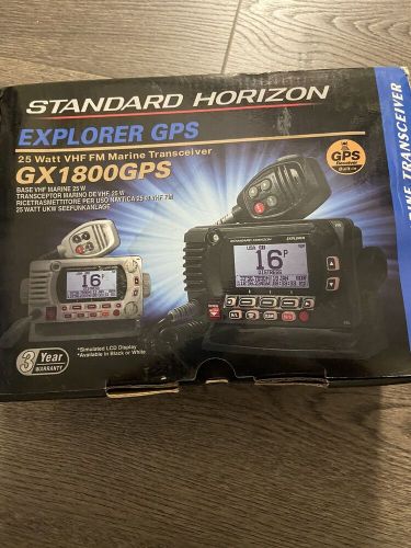 Standard horizon explorer-series 25w vhf marine radio