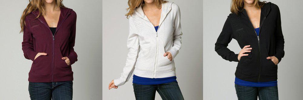 Fox racing womens equivalent zip hoody 2013