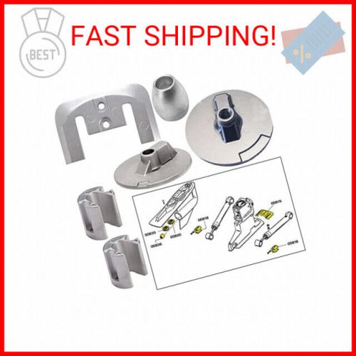 Tecnoseal anode kit w/hardware - mercury bravo 3 2004-present - magnesium