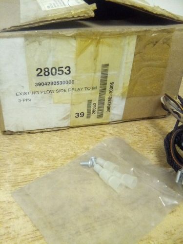 Western plow part #28053 existing plow side relay to isolation module