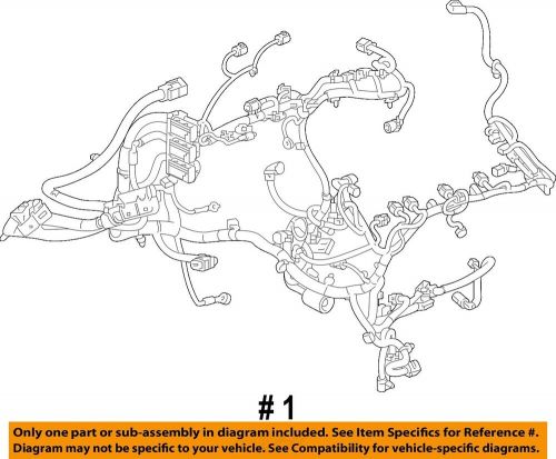 Gmc gm oem engine harness 84186183