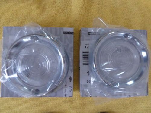 Datsun roadster front park / turn signal lamp lens set