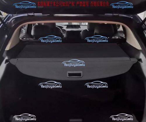 For mazda cx-50 2023-2024 black canvas rear tail trunk cargo cover shield 1pcs