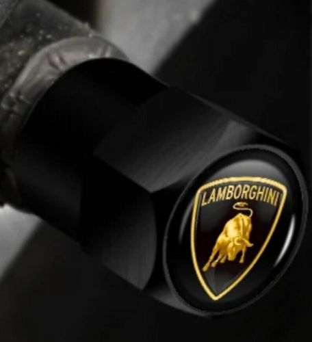 Lamborghini dust caps x4 (black)