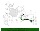 Genuine mitsubishi return hose 1225a130