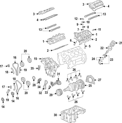 Genuine ford cylinder head fl3z-6049-k