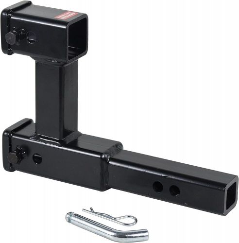 864131 dual hitch receiver with 7-1/2 inch rise/drop, hitch...