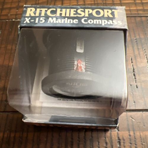 Ritchiesport x-15sbb dash mount compass designer black new in box