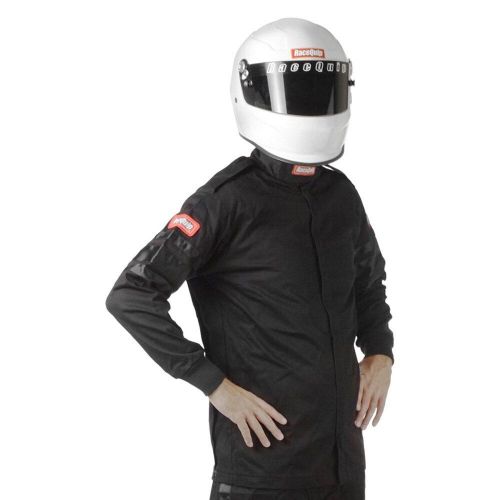 Racequip 111002rqp - 110 series black s single layer racing jacket