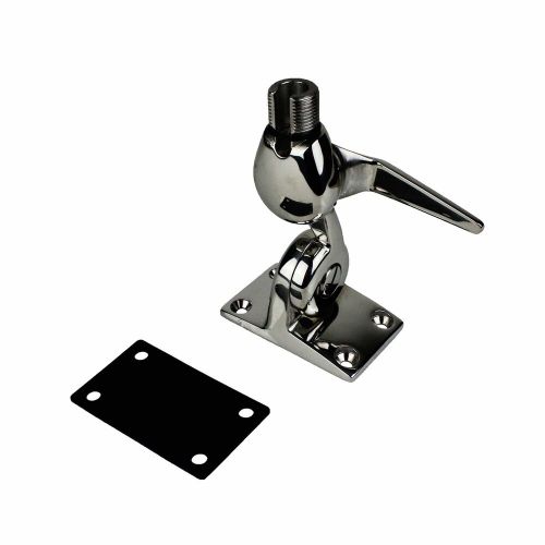 Shakespeare 5187 stainless steel nutless 4-way antenna ratchet mount