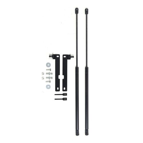 Steel black front hood lift support shock struts kit for ford ranger t9 2022-23-