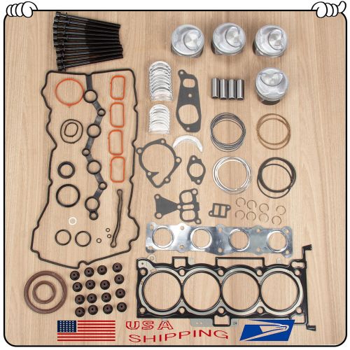 For 2011-20 hyundai kia 2.4l g4kj engine rebuild pistons gasket overhaul kit us