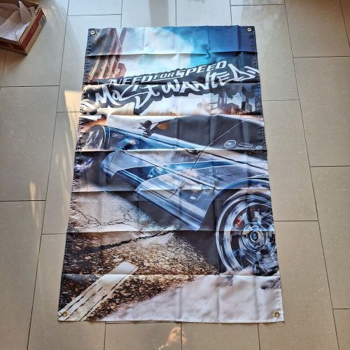 Need for speed most wanted flag / banner / merchandise / advertising / bmw-