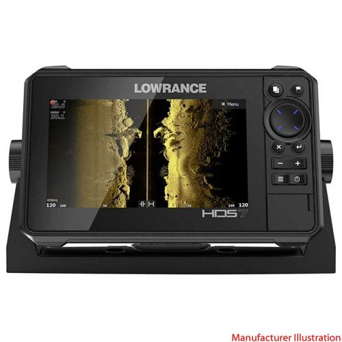 Lowrance boat fish finder display 000-14415-001 | hds-7 live tracker