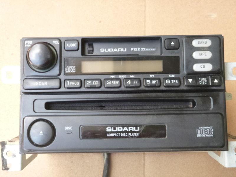 2000 - 2002 subaru forester am/fm/cass sterio w/cd option (oem)