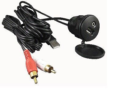 Prospec sea-usbmini36 usb/aux in-put plug with 3&#039; cable